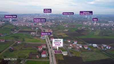 SAMSUN TEKKEKÖY MERKEZ VE ÇİNİK ARASINDA TİCARİ ARTI KONUT İMARLI ARSA